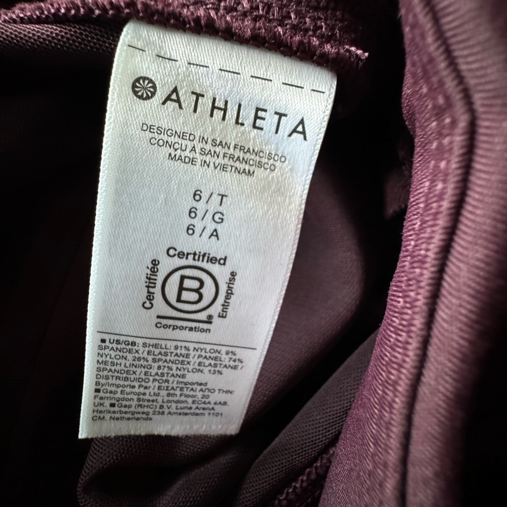 NEW WITHOUT TAGS ATHLETA HEADLANDS HYBRID MID RISE TIGHT. - Picture 9 of 11